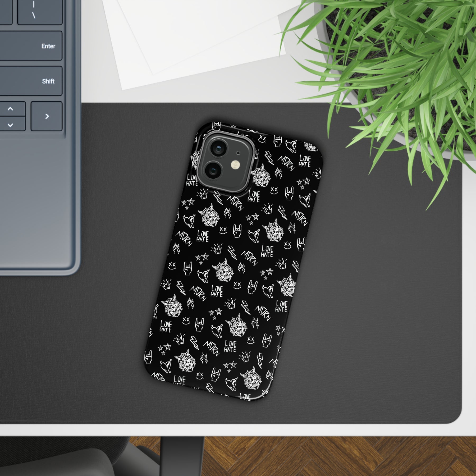 LOVE/HATE iPhone Case