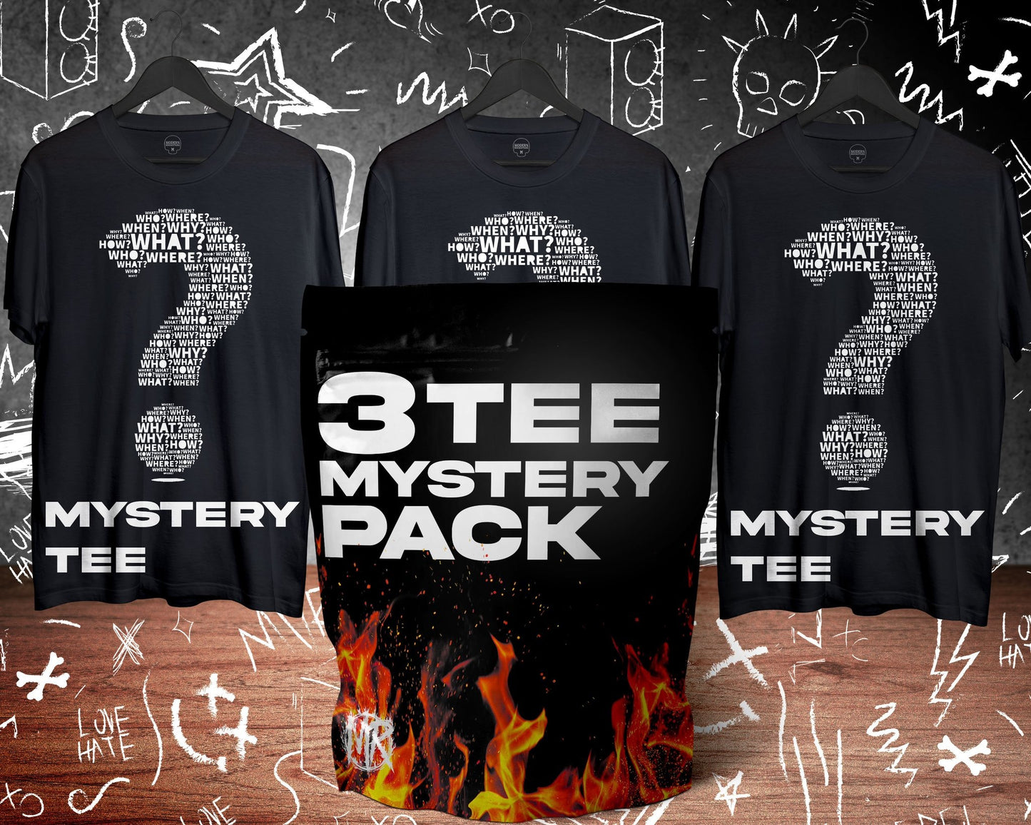 MYSTERY PACK - 3 SHIRTS